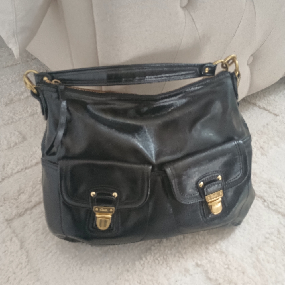 Coach Black Shoulder Bag